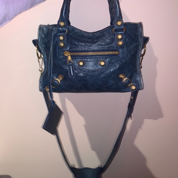 BALENCIAGA BAL MET MINI CITY BLUE - Picture 3 of 12